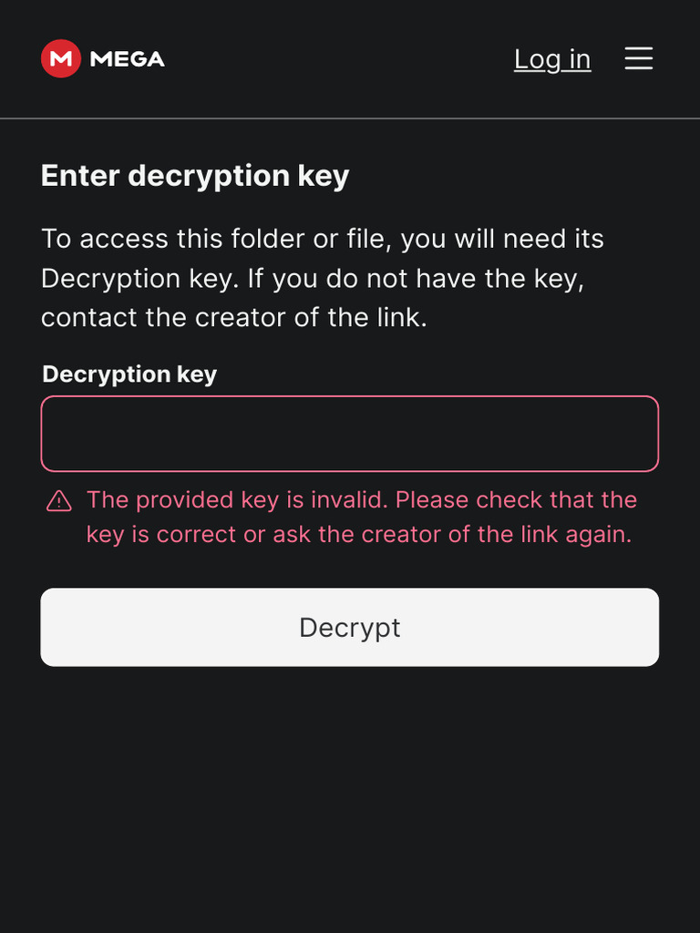 Accessing Mega Link Decryption Key | PDF