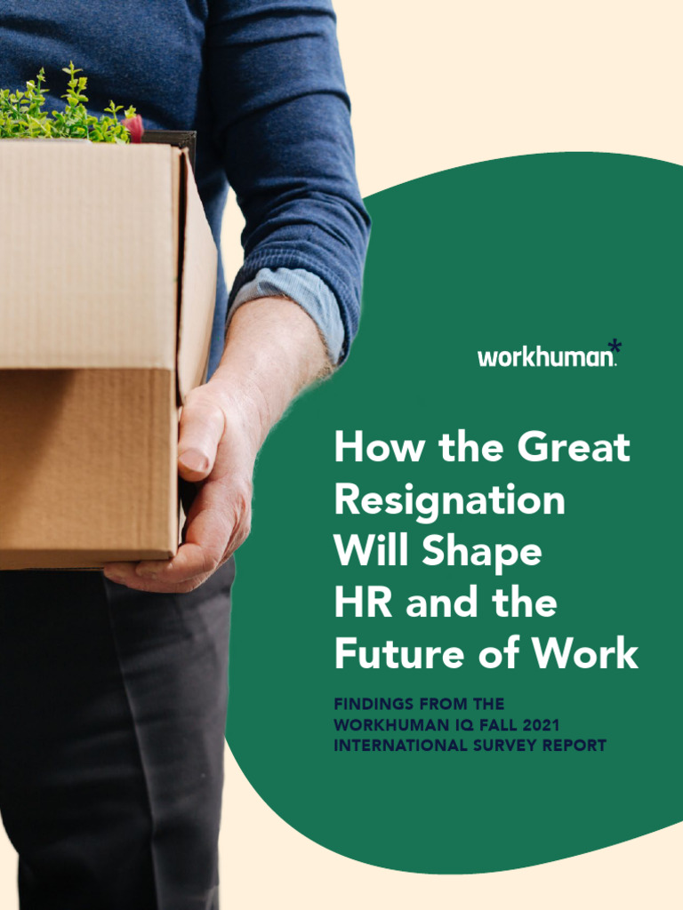How The Great Resignation Will Shape HR and The Future of Work PDF