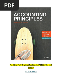 Accounting Principles, 13th Edition PDF