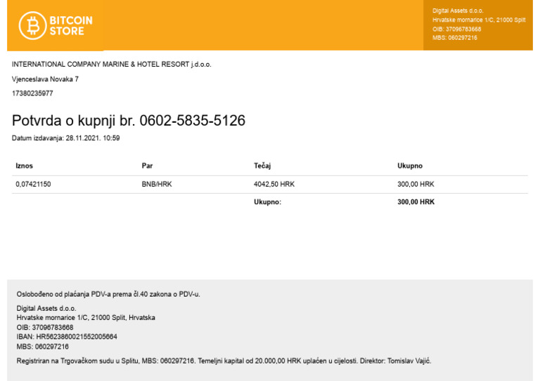 Transaction Confirmation | PDF