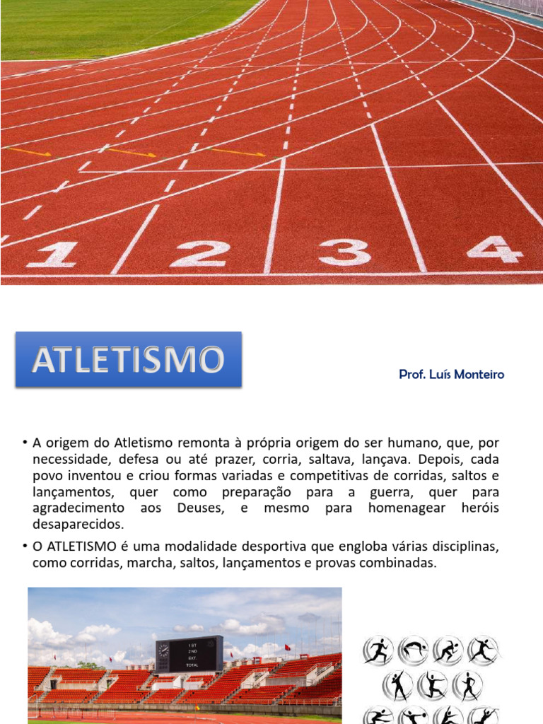 Guia Completo sobre Atletismo e Provas | PDF | Atletismo (esporte ...