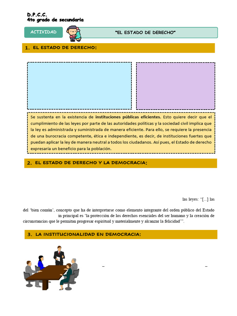 Tema - EL ESTADO DE DERECHO | PDF | Democracia | Ideologías políticas