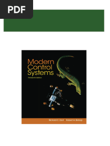 Full Download Modern Control Systems 13th Edition (Ebook PDF