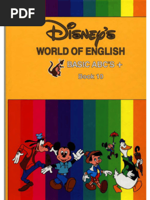 Disney's World of English 最新版 Disneys World of English #11 Basic ABC's DVD CD Course Books