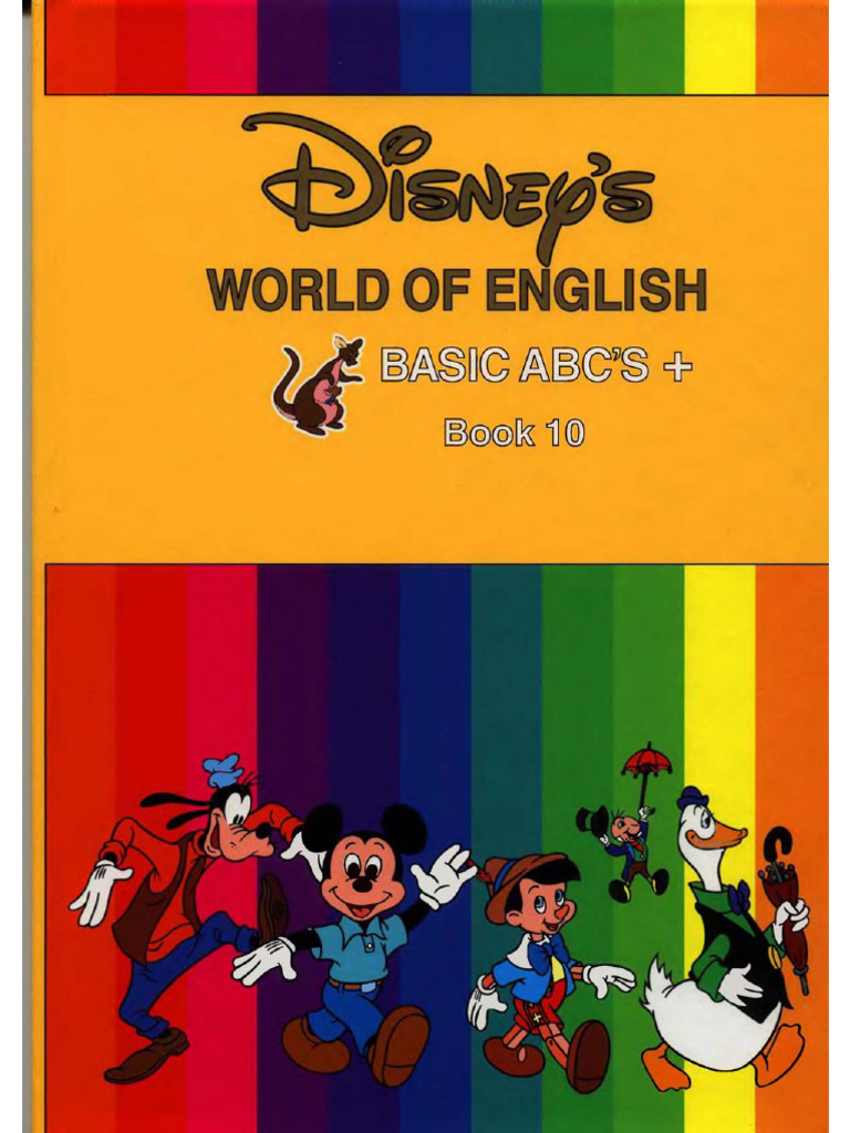 Disneys World of English #11 Basic ABC's DVD CD Course Books