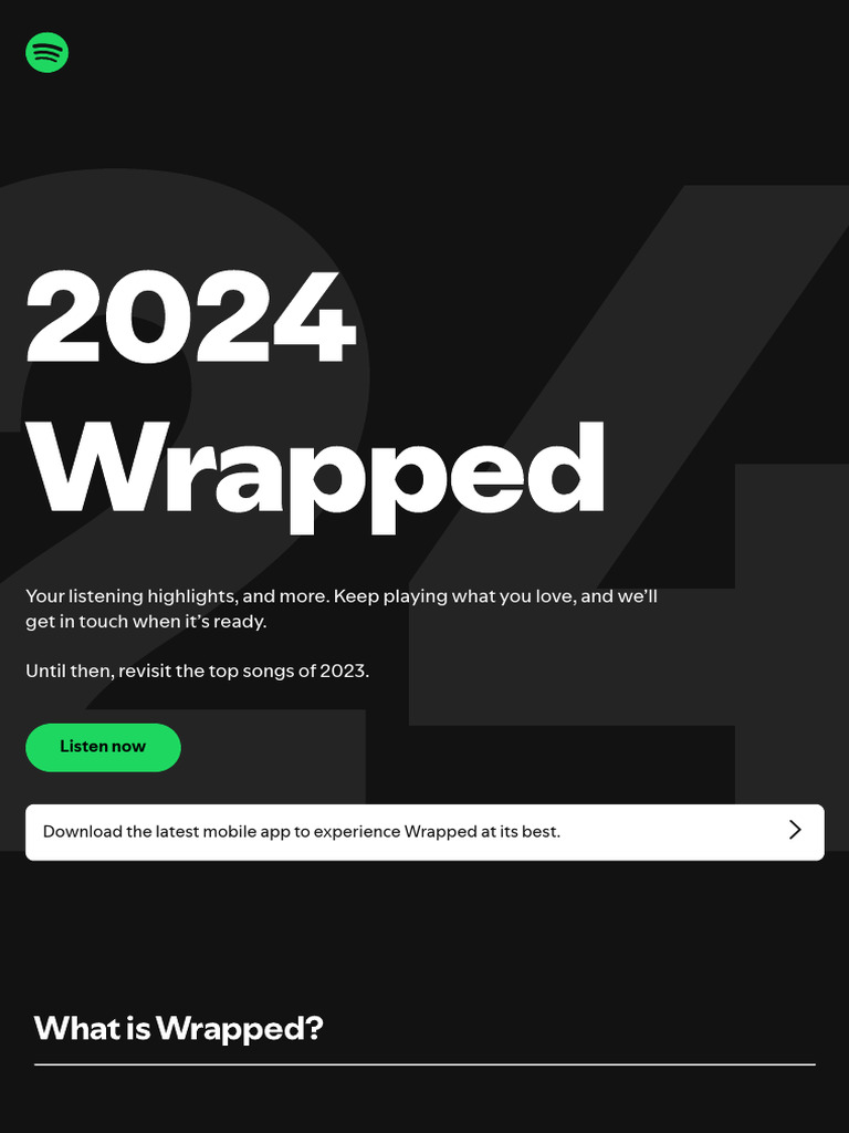 Spotify 2023 Wrapped Highlights | PDF