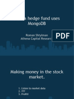 How A Hedge Fund Uses MongoDB