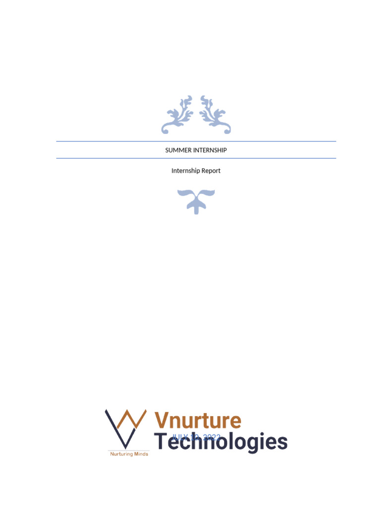 Summer Internship Report | PDF | Software Testing | Java Script