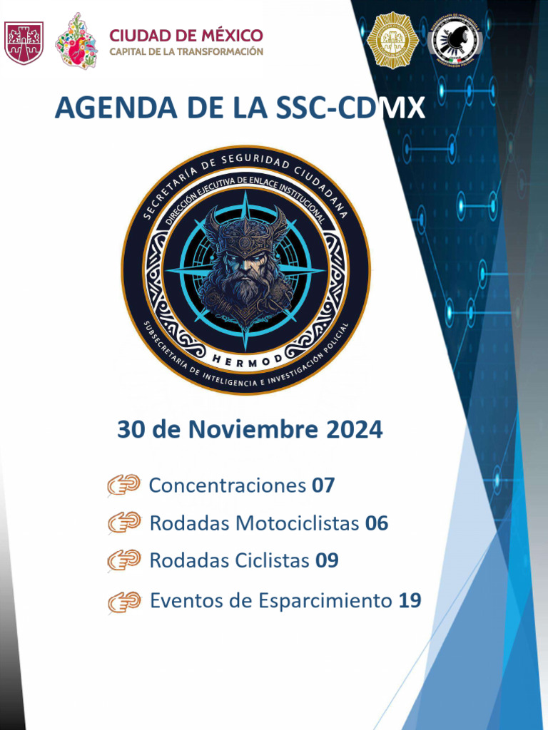 Agenda de Movilizaciones CDMX 2024 | PDF | México