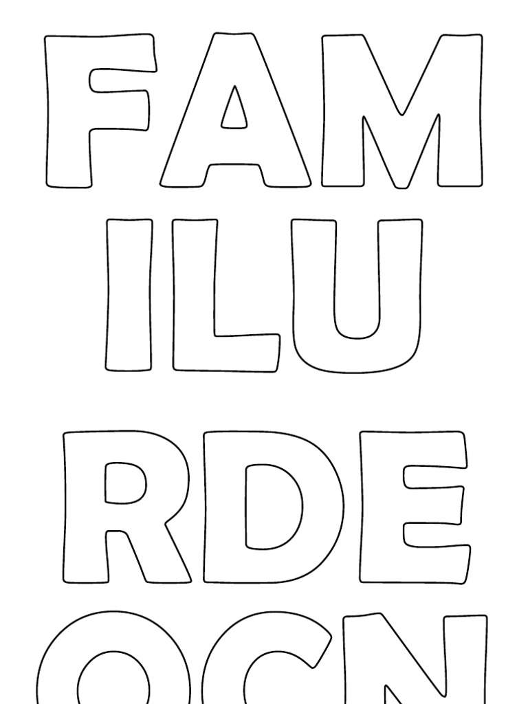 Letras - Abrazo en Familia | PDF
