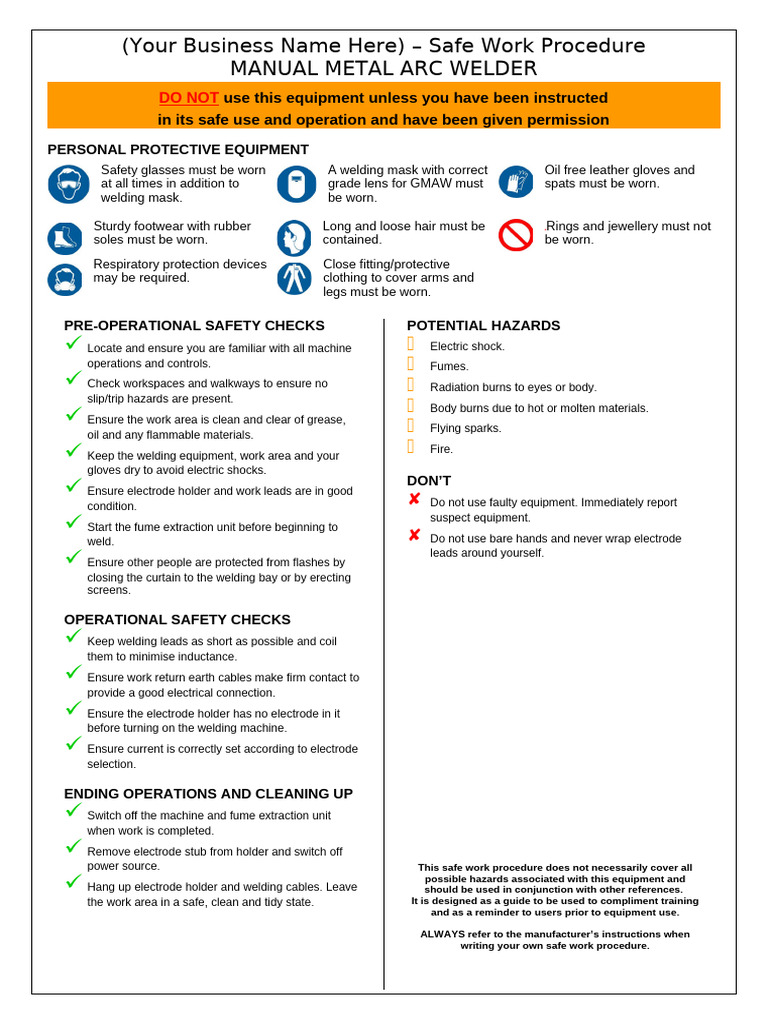 SWP Welder Manual Metal Arc-AS562 | PDF | Welding | Construction