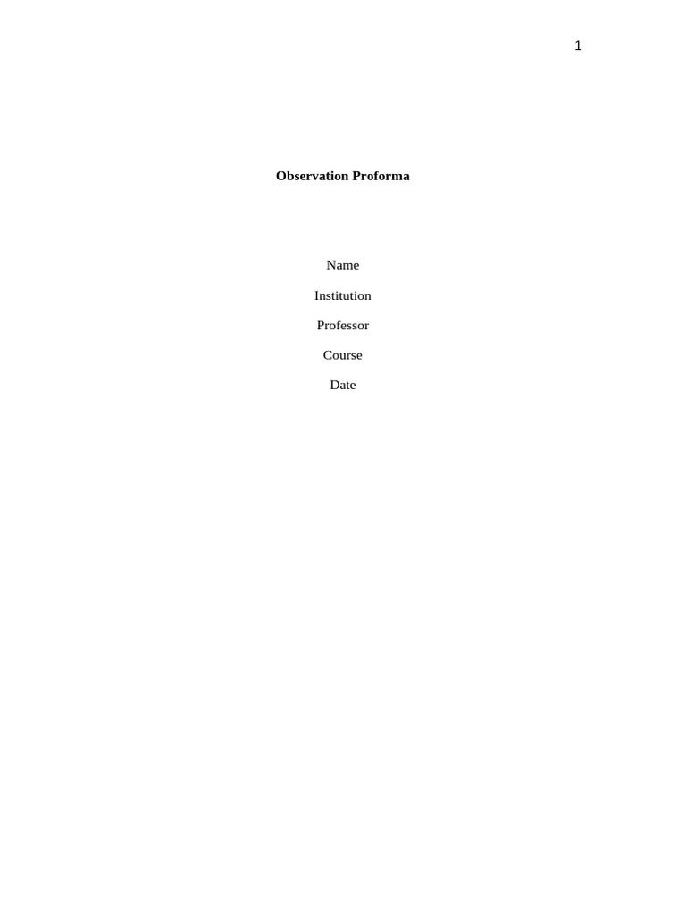 Observation Pdf Learning Toys