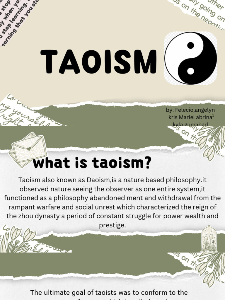 Toaism | PDF | Laozi | Tao