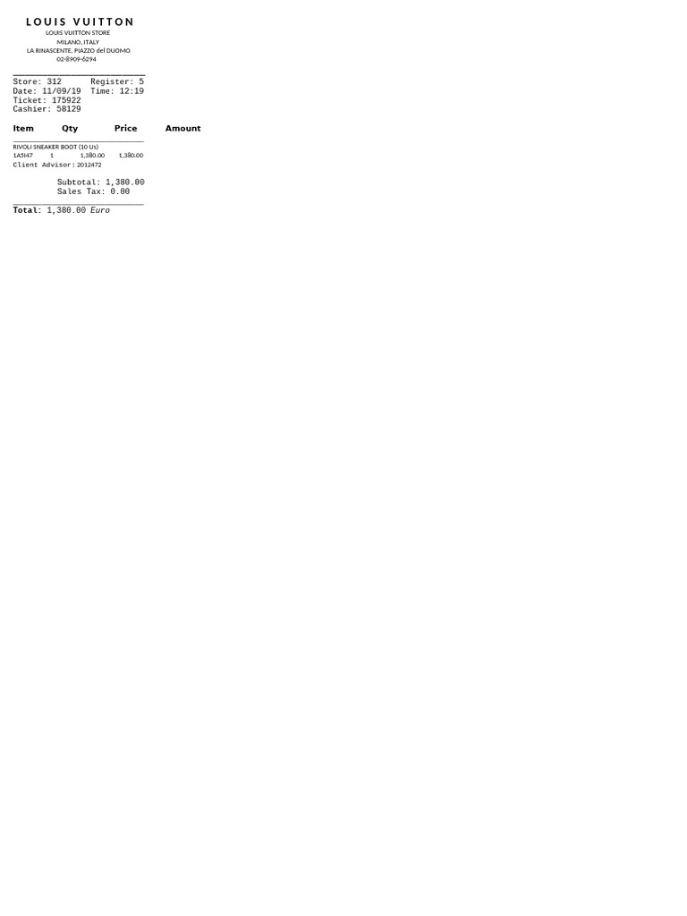 LV SML | PDF