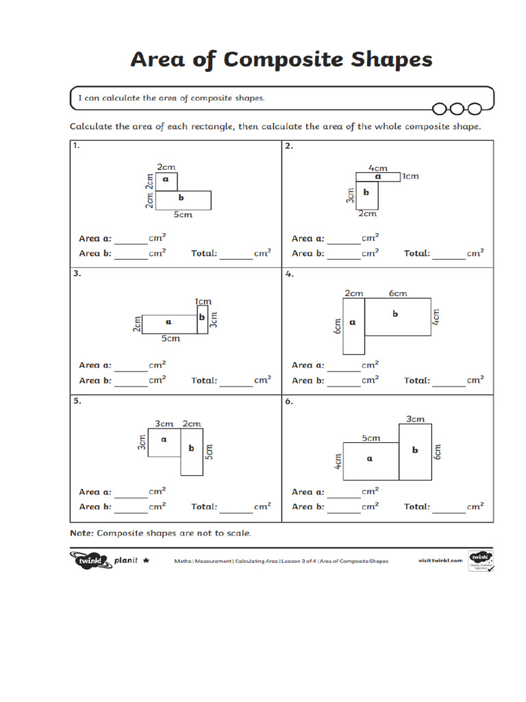 Area of Composite Shapes | PDF