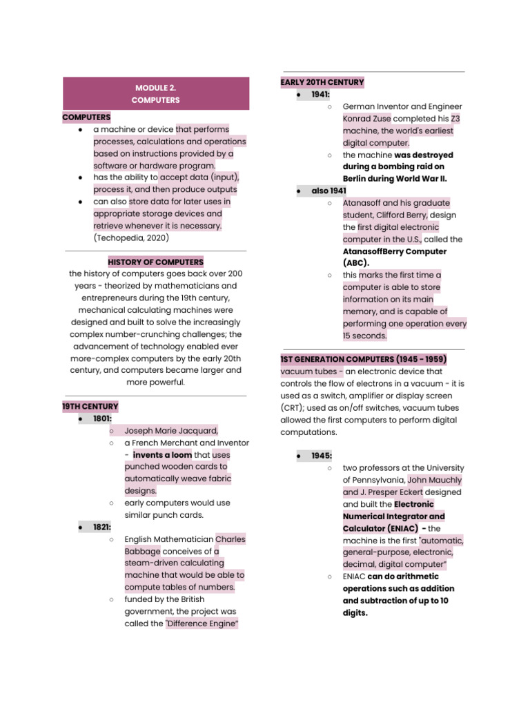 Notes 1st Sem | PDF | Integrated Circuit | Personal Computers
