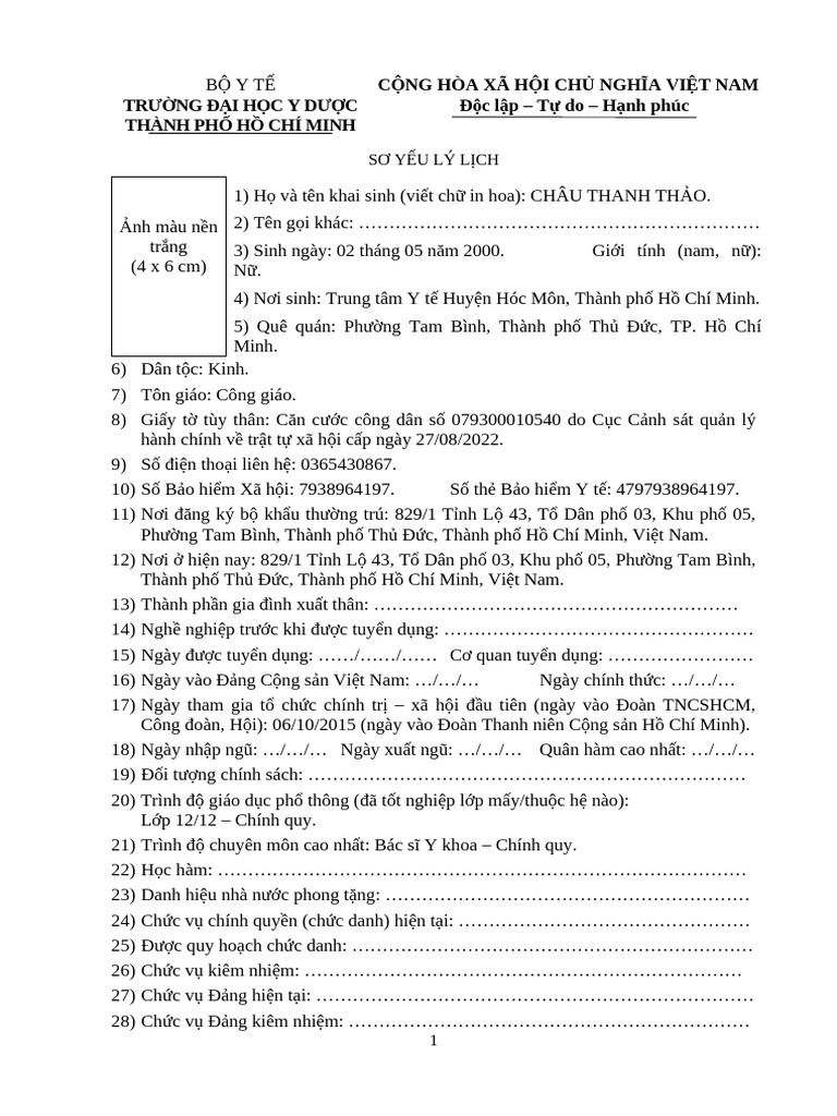 Mẫu 2C | PDF