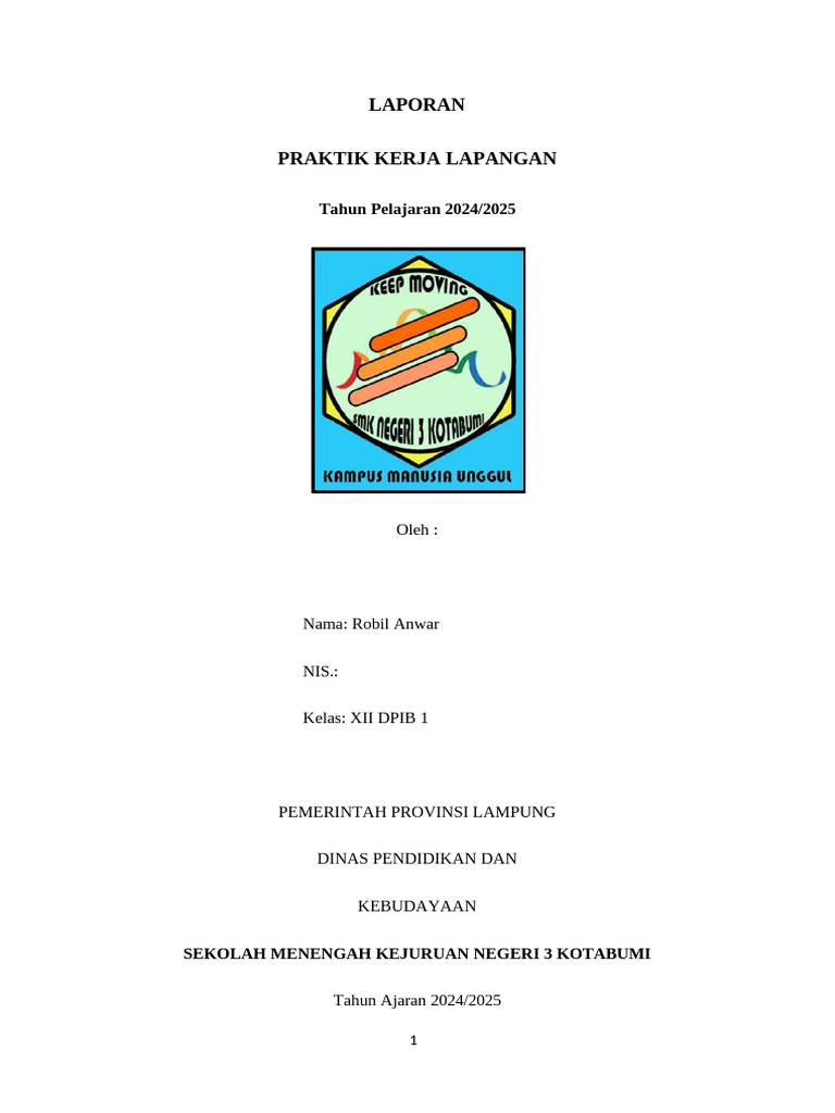 Laporan Robil Anwar 2024 | PDF
