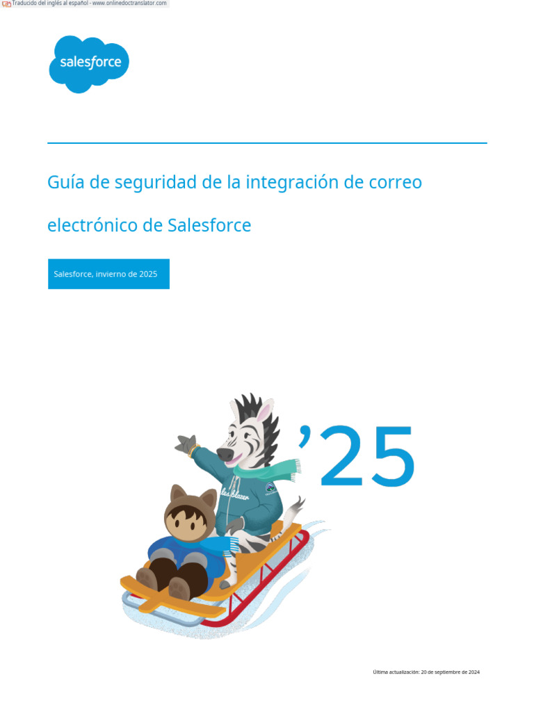 Salesforce email integration security guide en es pdf transport