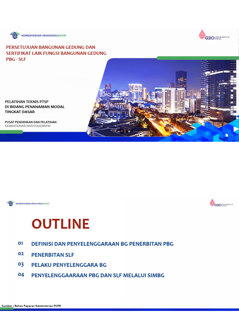 Proses Penerbitan PBG dan SLF | PDF