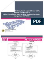 PENDADARAN - Analisis Respon Struktur MSF Marlin B ESSO KTT 2 Menggunakan SAP 2000