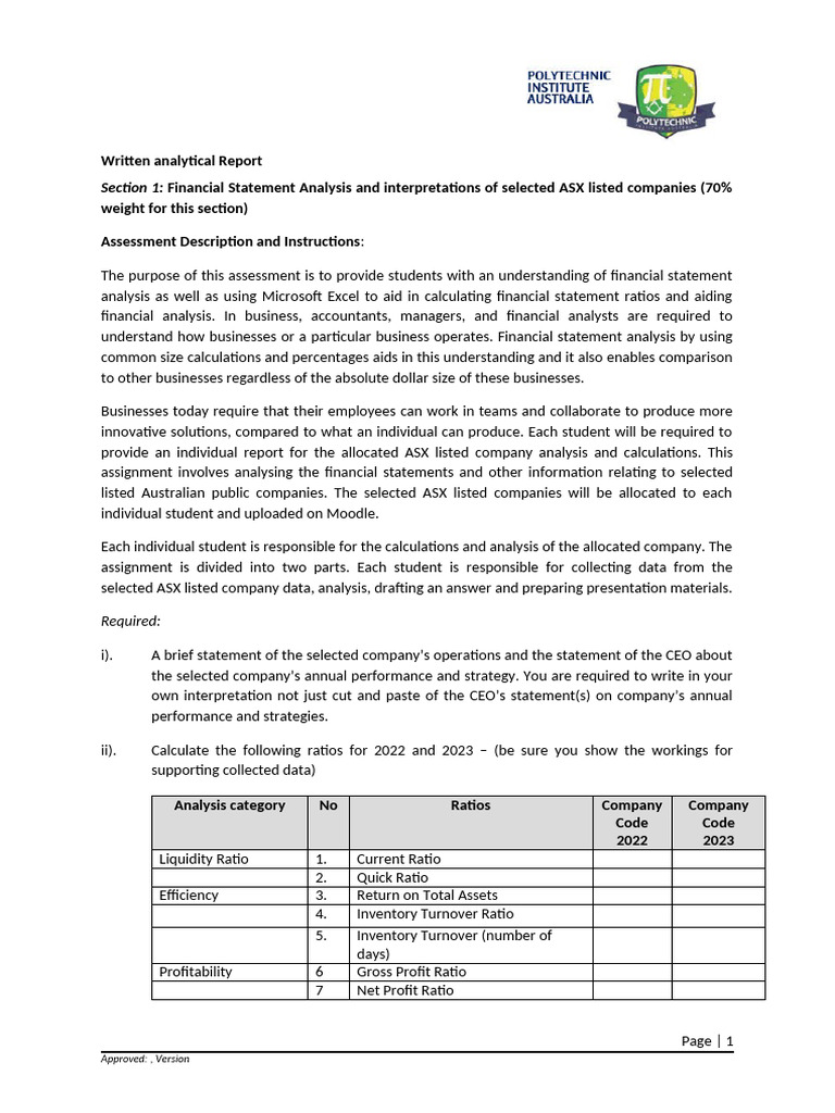 ACC500 AB 3 S224 Requirements | PDF | Cost Of Goods Sold | Budget