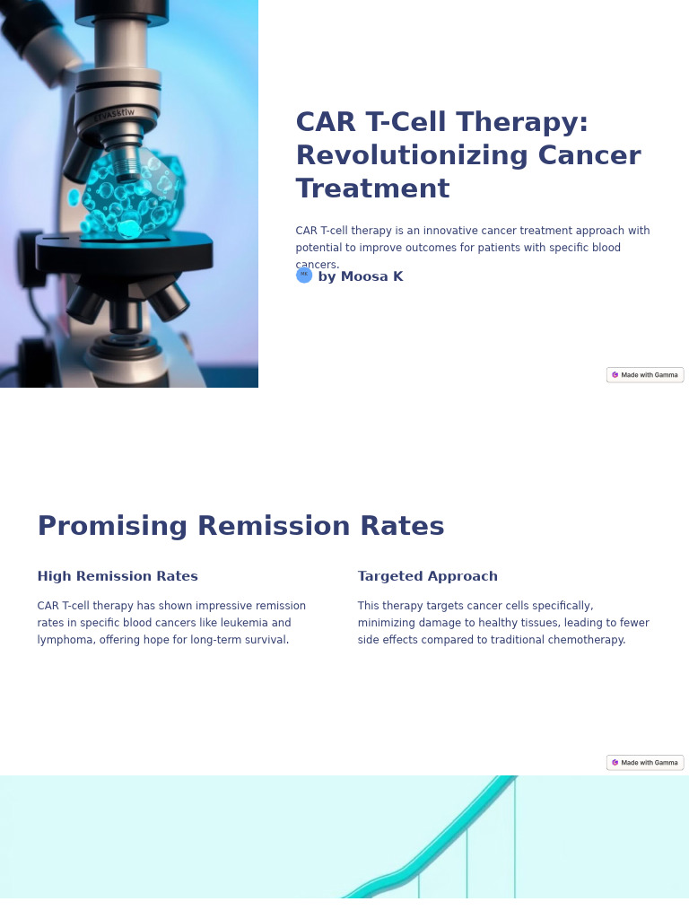 CAR T-Cell Therapy: Transforming Cancer Care | PDF | Cancer | T Cell
