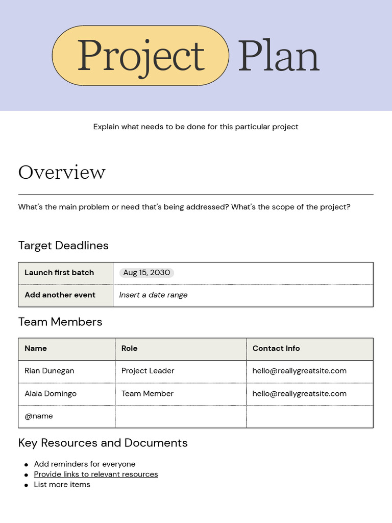 Overview Write The Salient Points of Your Strategic Plan To Encapsulate ...