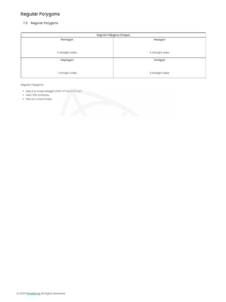 Regular Polygon Pdf