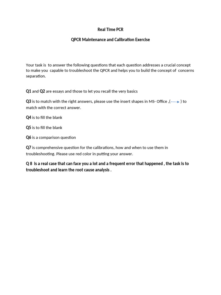 QPCR Maintenance and Troubleshooting Guide | PDF