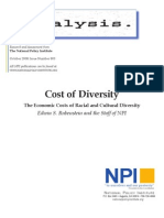 Cost of Diversity