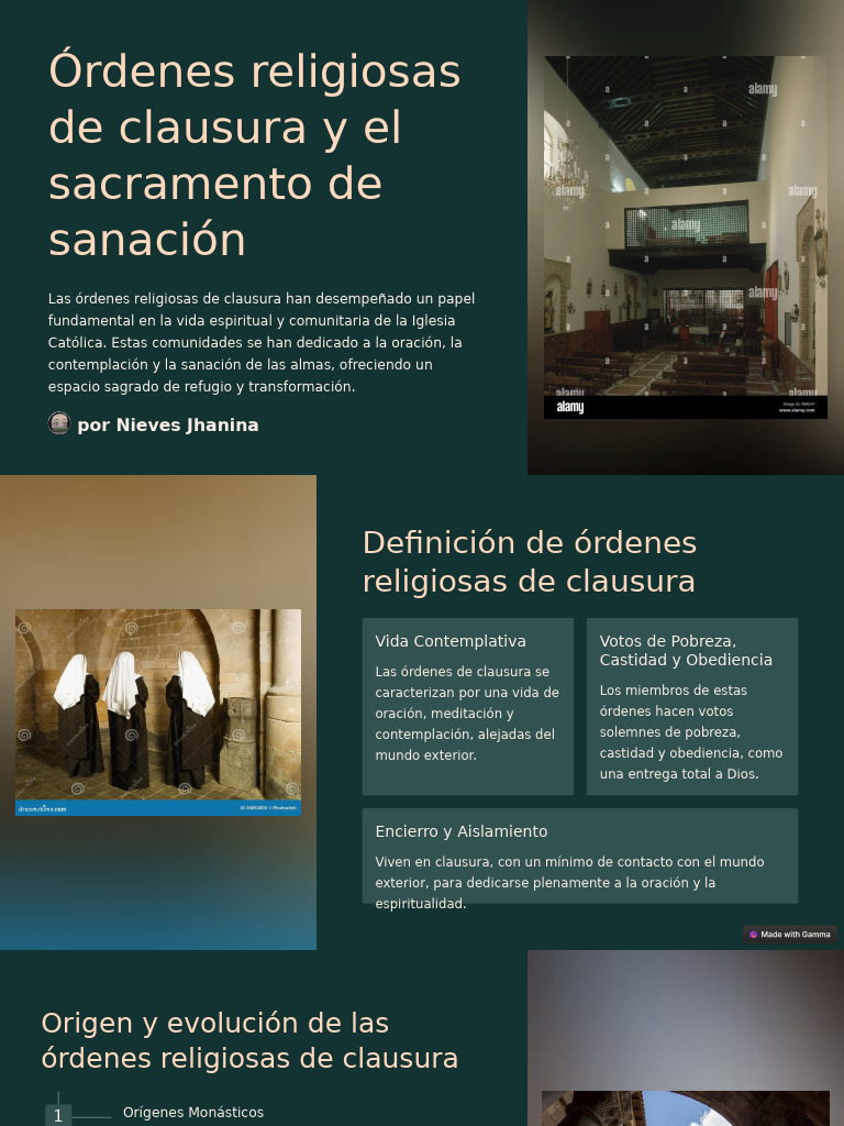 Órdenes de Clausura y Sanación | PDF | Monja | Iglesia Católica