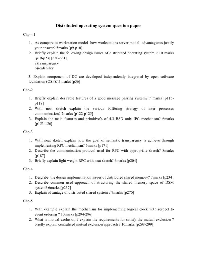 Dos Question Paper | PDF