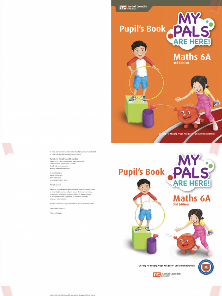 MPH Maths Pupil's Book 6A (3rd Ed) No Answer | PDF