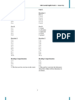 4000 Essential English Words 1 - Answer Key