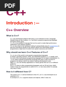 Code With Harry c++ Web Notes
