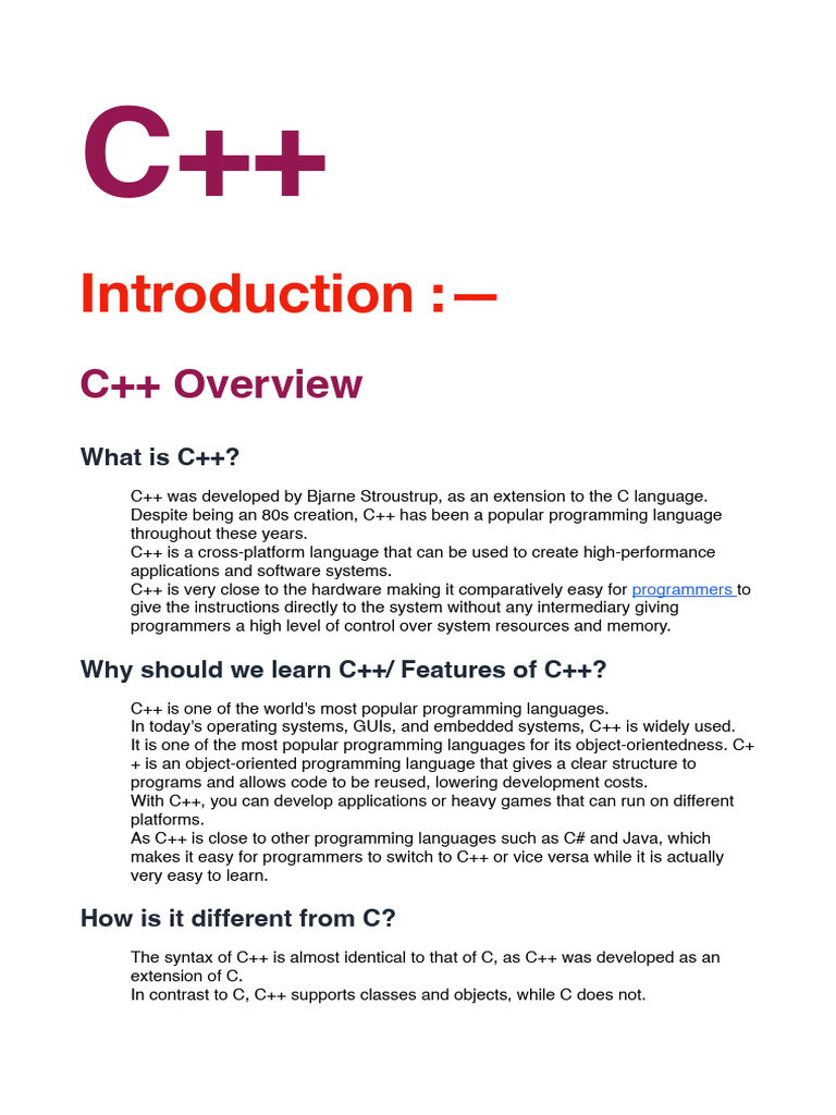 Code With Harry C Web Notes PDF C Computer Programming Code with harry c web notes pdf c computer programming