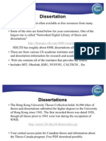 Free Dissertations and Thesis
