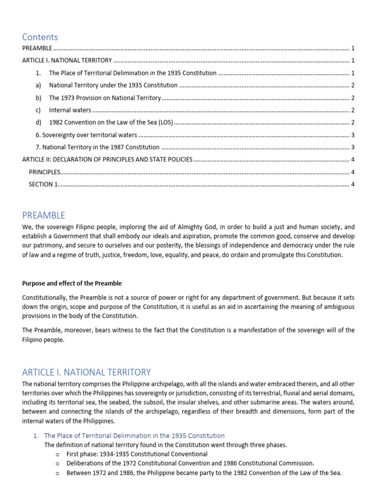 Constitutional Law Reviewer | PDF | Territorial Waters | Search And Seizure