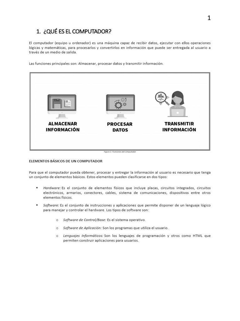 Modulo 1 | PDF | Periférico | Hardware de la computadora