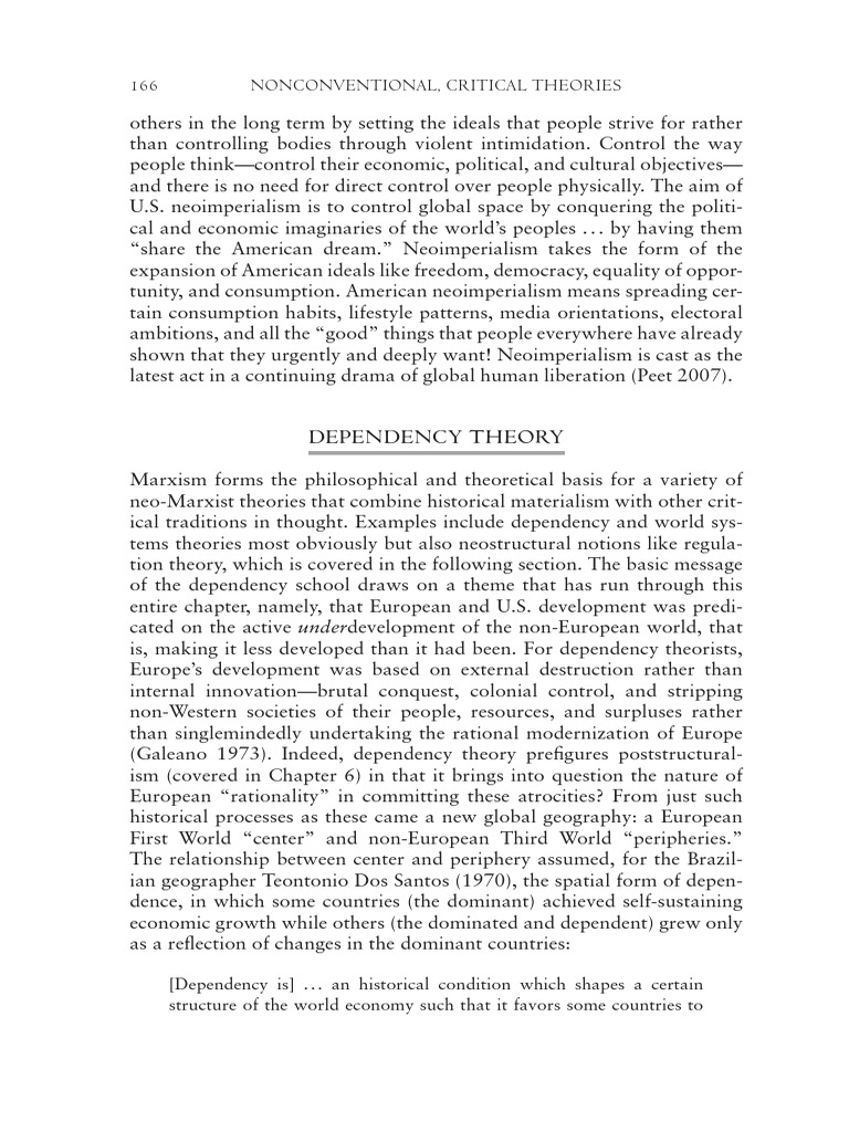 Dependency Theory and World System Theory | PDF | World Systems Theory ...