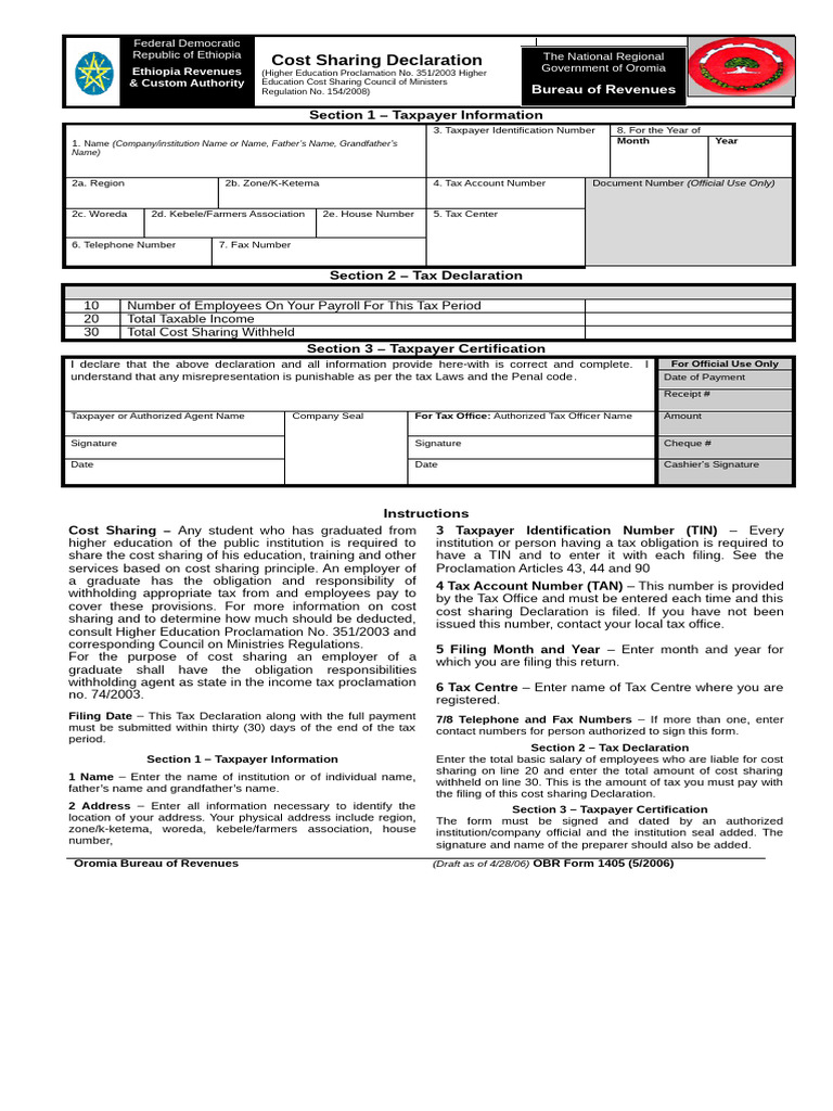 cost-sharing-dec-form-pdf-public-finance-taxation