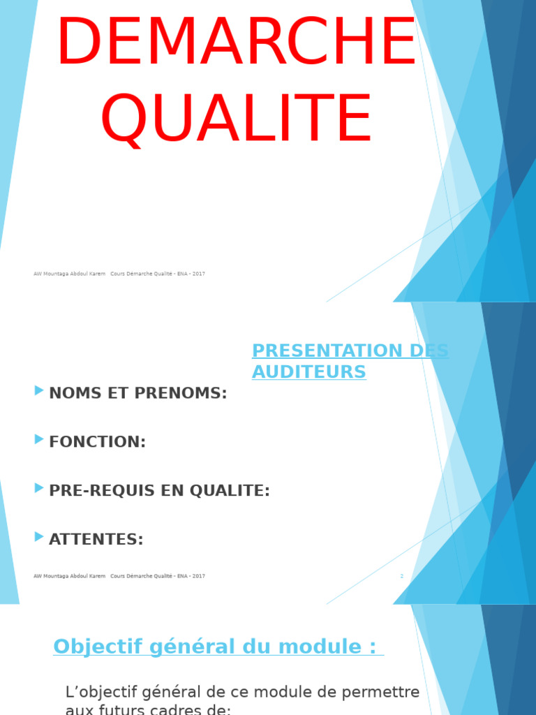 Démarche Qualité : Concepts et Normes | PDF | Management de la qualité ...