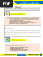 Assessing Learning Through Classroom Observations | PDF | Teachers ...