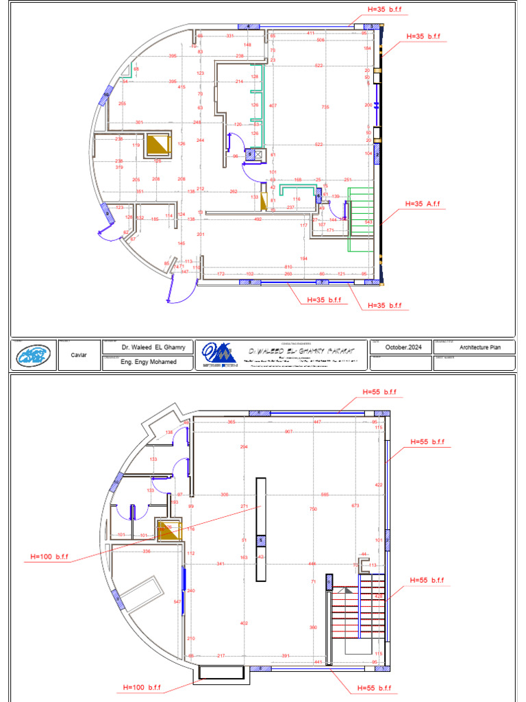 Architectural Plan by Dr. Waleed El Ghamry | PDF
