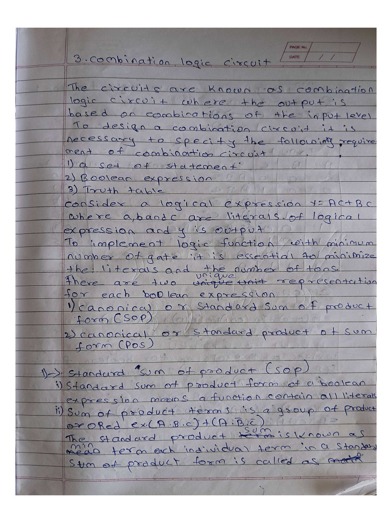 DT Notes of 3rd Chapter | PDF