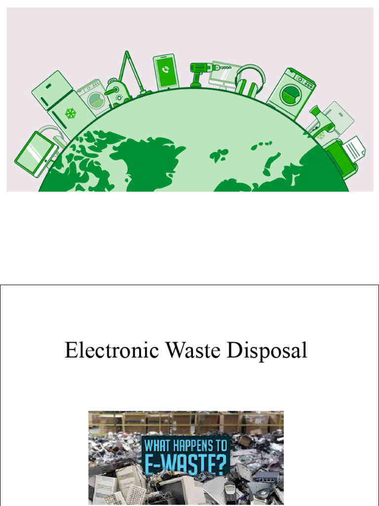 Electronic Waste Disposal in India | PDF | Electronic Waste | Waste