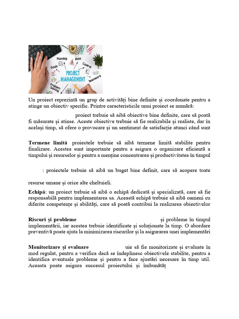 Modulul 2 Planificarea Si Controlul Proiectului | PDF