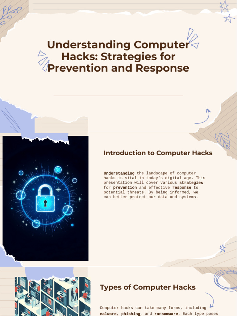 Slidesgo Understanding Computer Hacks Strategies For Prevention and ...