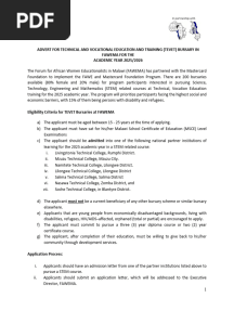 FAWEMA BURSARY ADVERT FOR TEVET 2025 INTAKE-1